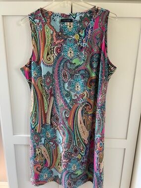 Tommy Hilfiger Multi Colored Shift Dress